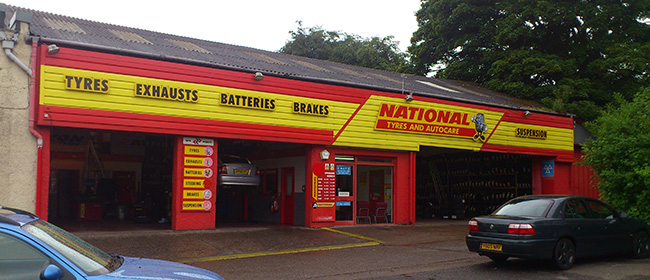 National Tyres and Autocare - Dunfermline branch