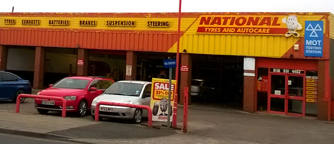 National Tyres And Autocare Crosby branch