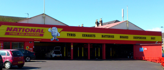 National Tyres and Autocare - Glasgow (Battle Place G42) branch