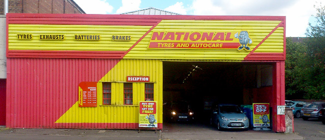 National Tyres and Autocare - Glasgow (Partick G11) branch