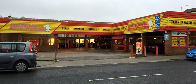 National Tyres and Autocare - Blackpool (Dickson Road FY1) branch