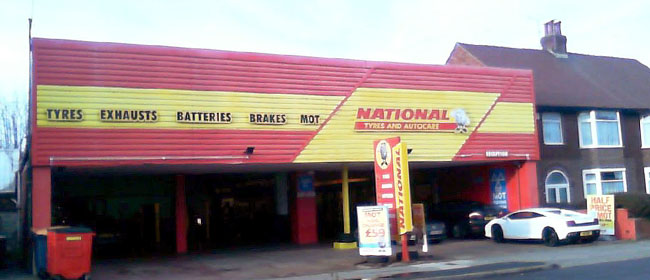 National Tyres and Autocare - Wallasey branch