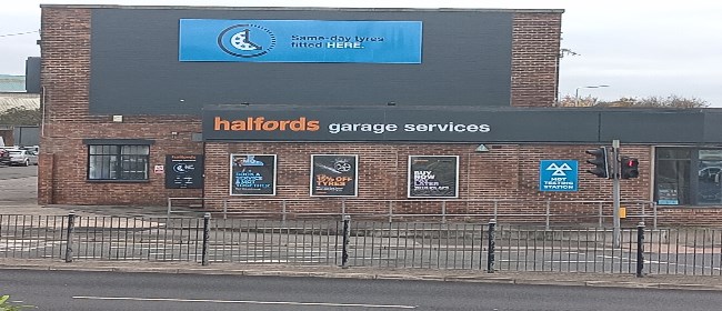Halfords Garage Services Stockton-on-tees branch